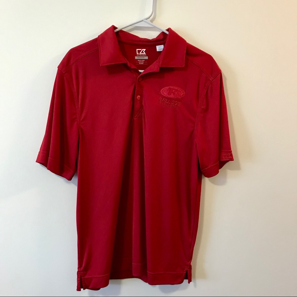 Red Polo with Bell Helicopter Logo